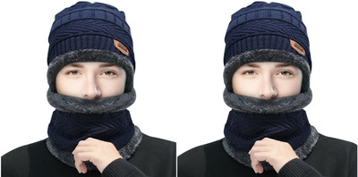 Mom Enterprises Solid Beanie Cap(Pack of 4)