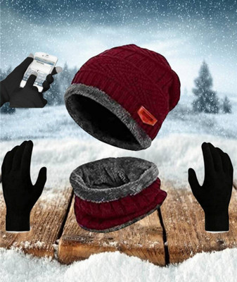 ARYSON Solid Beanie Cap