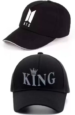 HMOGOVON Solid Sports/Regular Cap Cap(Pack of 2)
