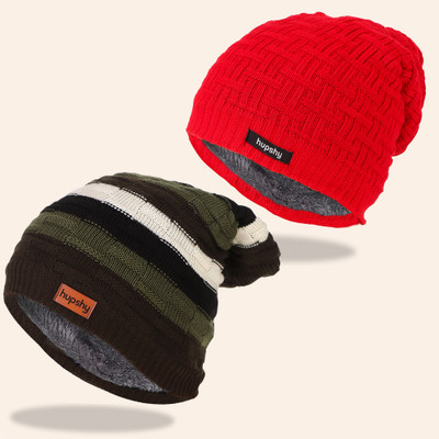HUPSHY Beanie Cap(Pack of 2)