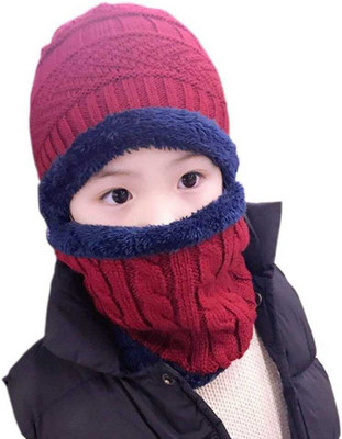 New Vastra Lok Woven Beanie Cap(Pack of 2)