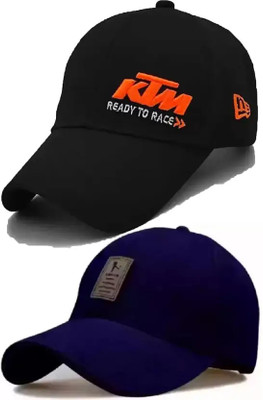 ILLARION Embroidered, Self Design, Solid Sports/Regular Cap Cap(Pack of 2)