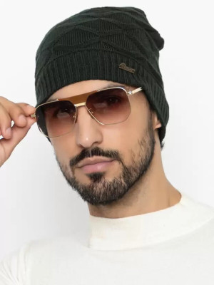 SKMP CREATION Self Design Beanie Cap