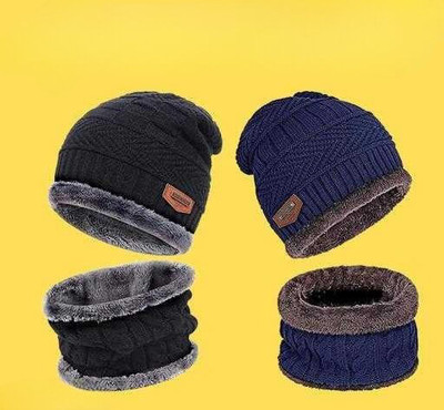 YOUTH ROBE Beanie Cap(Pack of 2)