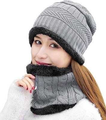 JAMMY ZONES Woven Beanie Cap(Pack of 2)