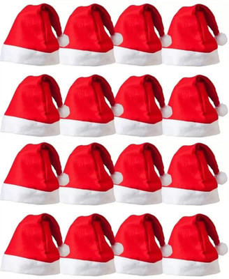 FancyAgents Solid Santa Cap Cap(Pack of 12)