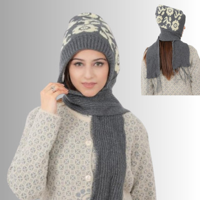 EKRAES MALOSAHA Printed Beanie Cap