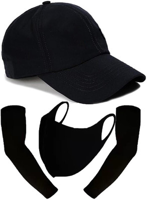 cap world Solid, Self Design Sports/Regular Cap Cap(Pack of 3)