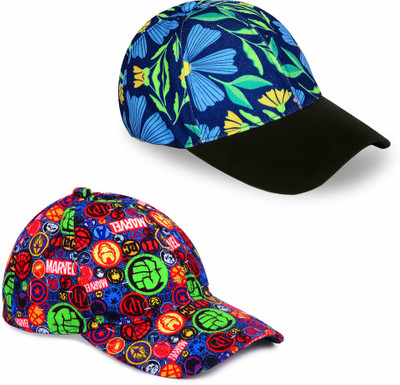 Knotyy Printed Snapback Cap Cap(Pack of 2)