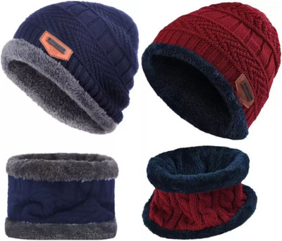 VISHAL_Co Woven Beanie Cap