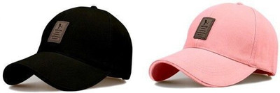 HOZIE Embellished Sports/Regular Cap Cap(Pack of 2)