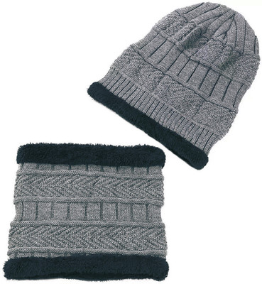 AJFuture Woven Beanie Cap(Pack of 2)