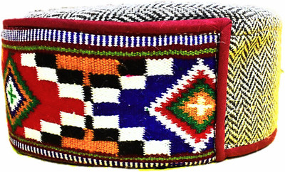 CHAMBA HERITAGE Embroidered, Woven, Self Design Skull Cap Cap