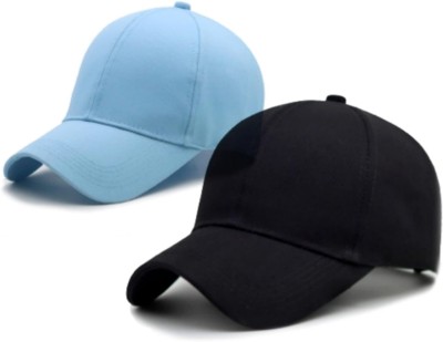 INFISPACE Solid Sports/Regular Cap Cap(Pack of 2)