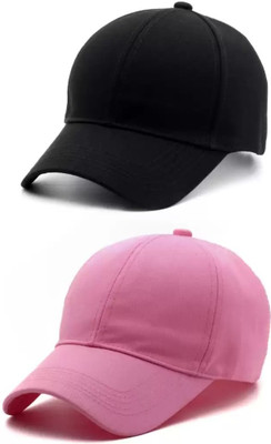 FAS Solid Sports/Regular Cap Cap(Pack of 2)
