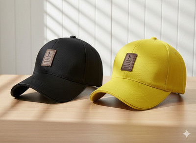 ILLARION TREND Self Design Sports/Regular Cap Cap(Pack of 2)