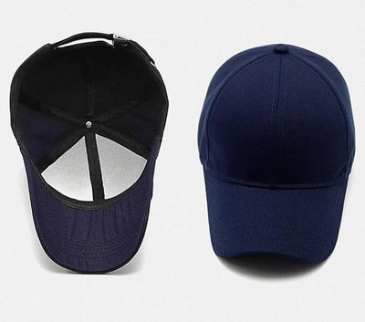 ILLEARION Solid, Self Design, Embroidered Sports/Regular Cap Cap(Pack of 4)