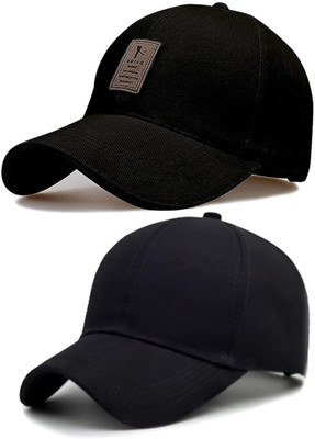 ILLARION Solid, Self Design Sports/Regular Cap Cap(Pack of 2)