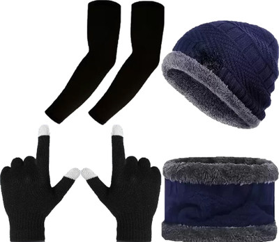 FLEXCYCAP Beanie Cap(Pack of 3)