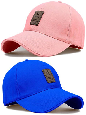 cap world Solid, Self Design Sports/Regular Cap Cap(Pack of 2)