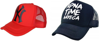 FashMade Printed Sports/Regular Cap Cap(Pack of 2)