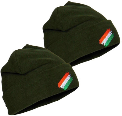 RD Embroidered Beanie Cap(Pack of 2)