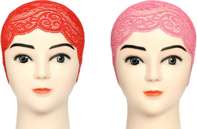 QufiCraft Self Design Skull Cap Cap(Pack of 2)