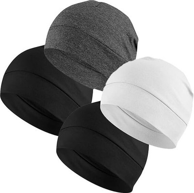 Aryan Hosiery Solid Skull Cap Cap(Pack of 4)