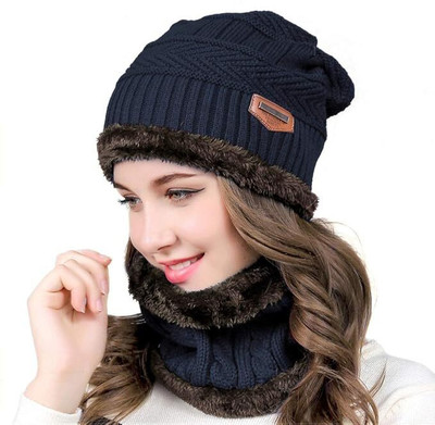 Lovely Creation Solid Beanie Cap