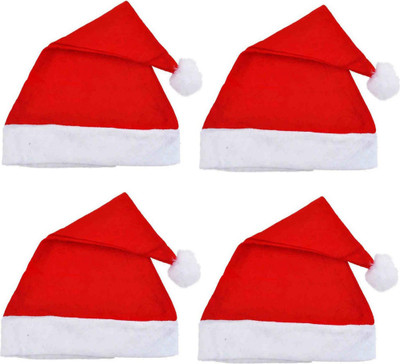 JAMBOREE Santa Cap Cap(Pack of 4)