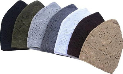 Talukdar Lifestyle Self Design Prayer Cap Cap(Pack of 7)
