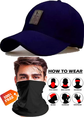 FLEXCYCAP Solid, Self Design Sports/Regular Cap Cap(Pack of 2)