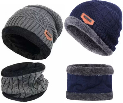 BetterToBest Woven Beanie Cap(Pack of 4)