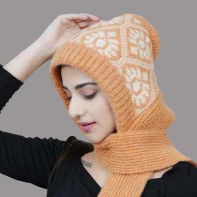 EKRAES MALOSAHA Printed Beanie Cap