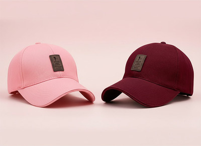 cap world Checkered, Self Design, Solid Sports/Regular Cap Cap(Pack of 2)