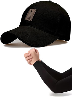 CLASSYMESSI Solid, Self Design Sports/Regular Cap Cap(Pack of 2)