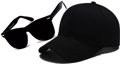 MINETECH Solid Sports/Regular Cap Cap(Pack of 2)