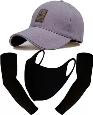 ILLARION Solid, Self Design Sports/Regular Cap Cap(Pack of 3)