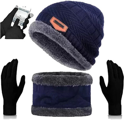 FLEXCYCAP Beanie Cap(Pack of 3)
