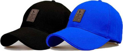 Nk tip top Solid, Self Design Sports/Regular Cap Cap(Pack of 2)