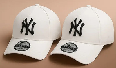 M John's Embroidered, Self Design Sports/Regular Cap Cap(Pack of 2)