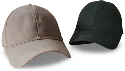 Feaster Self Design Sports/Regular Cap Cap(Pack of 2)