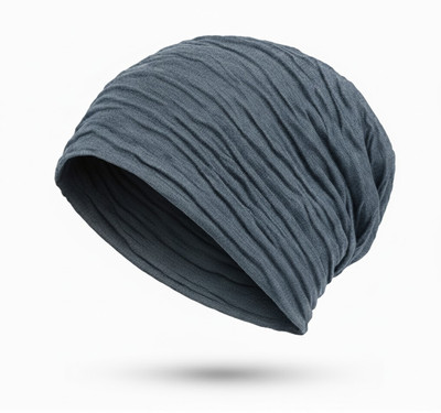 Wearslim Self Design Beanie Cap