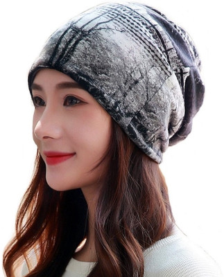 Frackson Woven, Solid, Self Design Skull Cap Cap