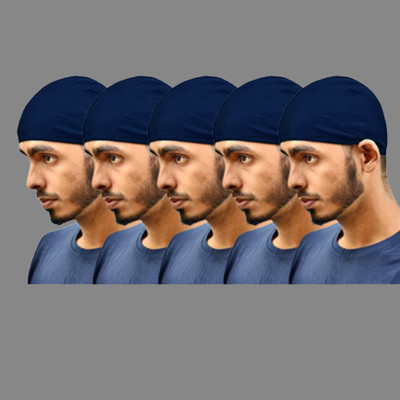 Motus Solid Skull Cap Cap(Pack of 5)