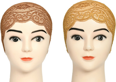 DCENT KRAFT Self Design Skull Cap Cap(Pack of 2)
