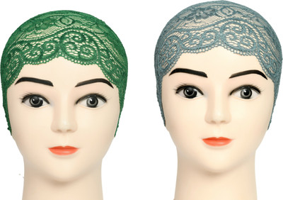 DCENT KRAFT Self Design Skull Cap Cap(Pack of 2)