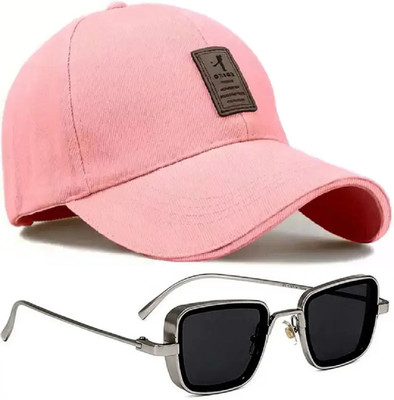 FD FLORIDA Solid, Self Design Sports/Regular Cap Cap(Pack of 2)