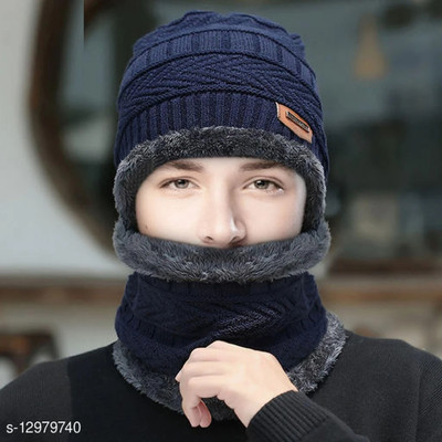 Artivri Woven Beanie Cap(Pack of 2)