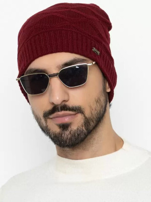 SKMP CREATION Self Design Beanie Cap
